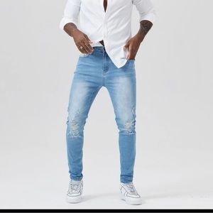 SHEIN Mens Distressed Jeans